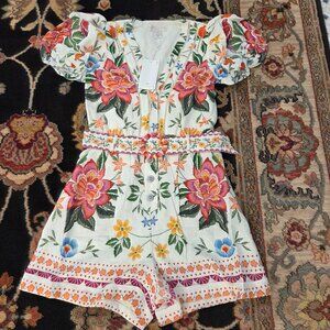 Caroline Constas Floral Multicolor Jumpsuit